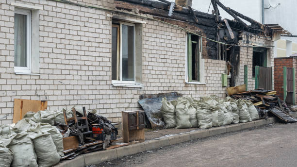Professional Fire Damage Removal technician working in Quakertown, PA